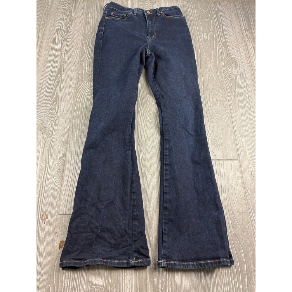 BANANA REPUBLIC Women's Size 28 Dark Blue Wash Flare Jeans Inseam 31